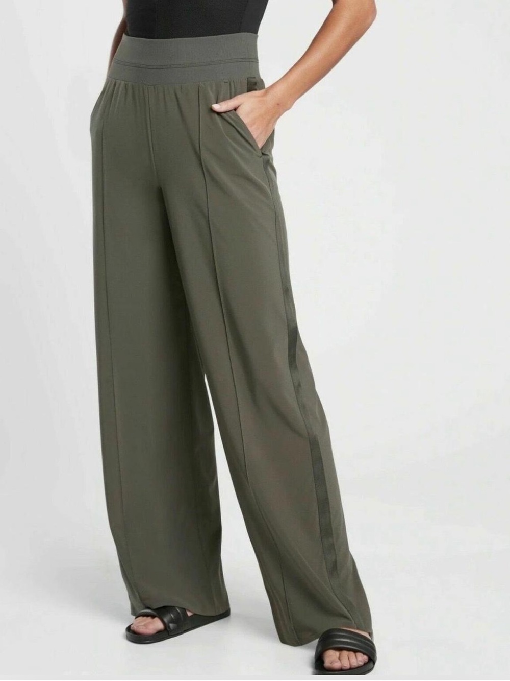 Athleta Nolita Wide Leg Featherweight Stretch Pant